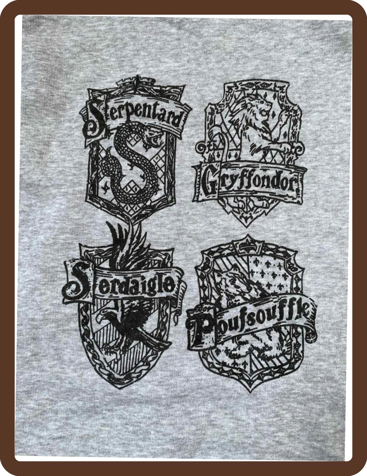 Moletom com capuz Harry Potter cinza 9/11 anos - Stanley Stella - Como novo – photo 6